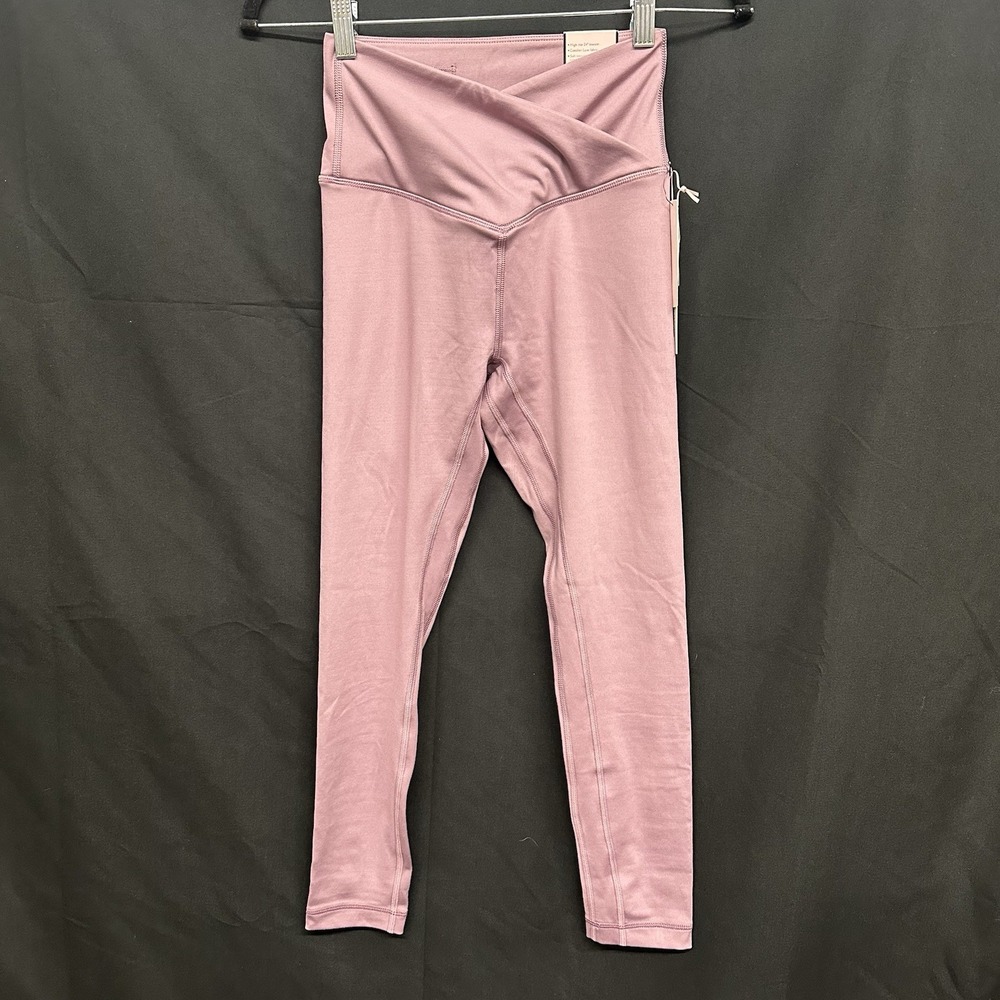 NWT Victoria's Secret 7/8 Length Size 4 High Rise Leggings Light Purple 0079